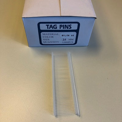 Klika - Épingles textiles en nylon 25 mm standard 5 000 pièces, 20 pièces