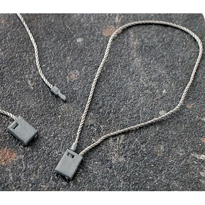 Klika - Koordsluiting 120 mm blok grijs 100 stuks