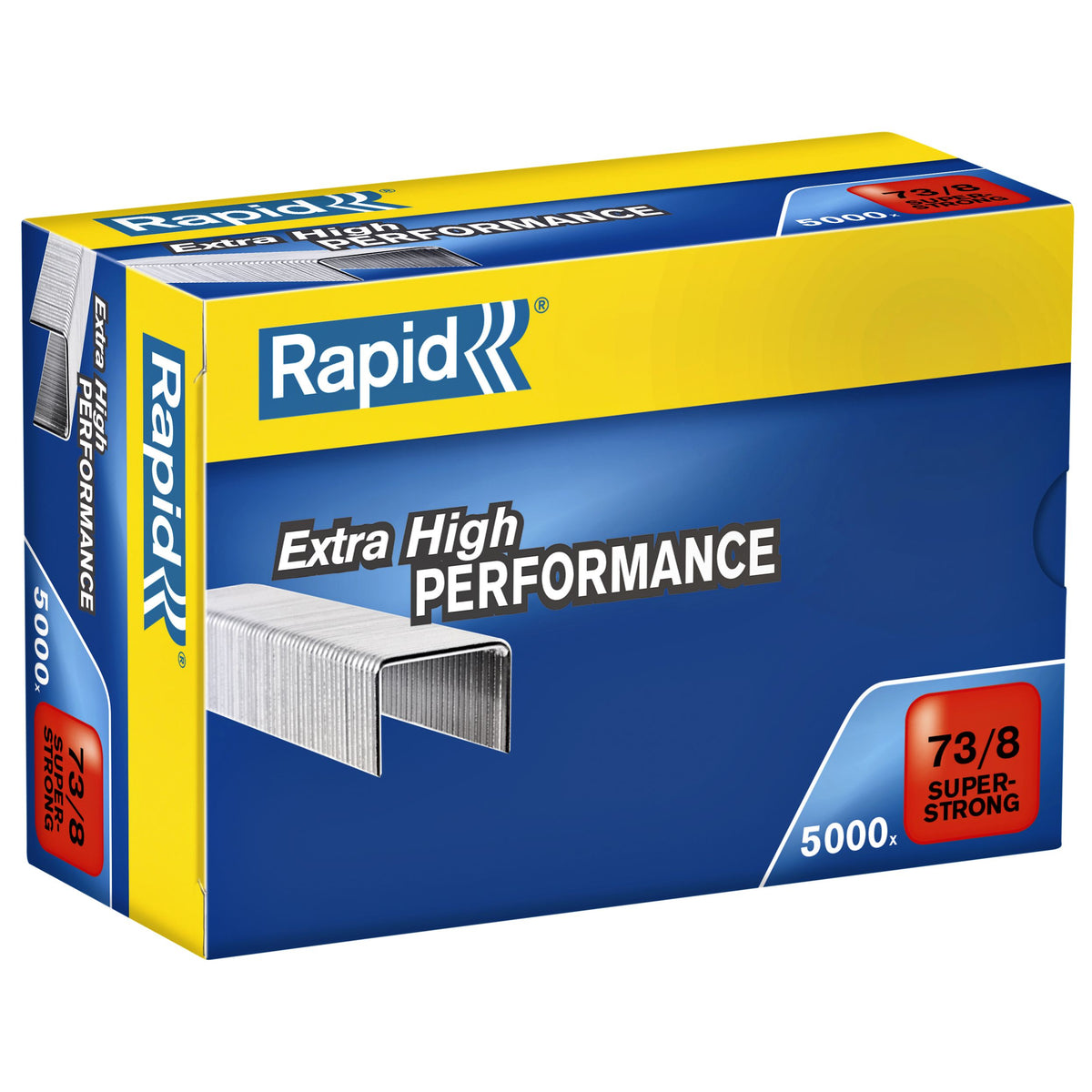 Rapid - Agrafes 73/8 galvanisées super résistantes 5000 pièces