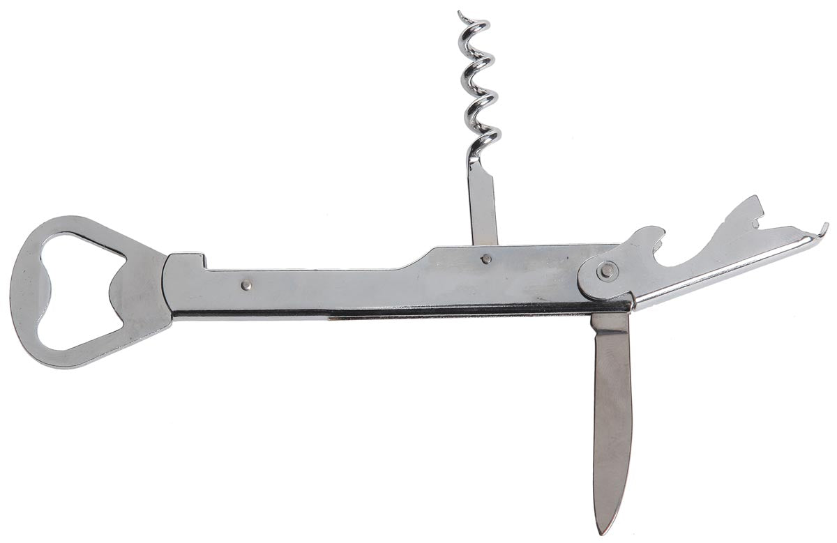 Cosy - ouvre-bouteille-tire-bouchon, 14 cm, chromé