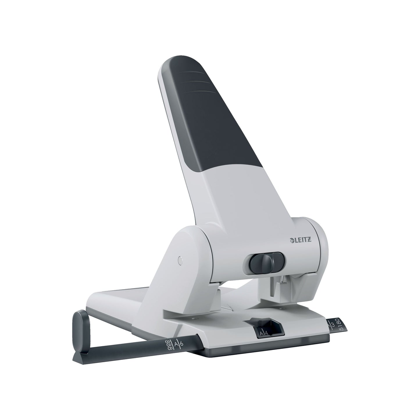 Leitz - 5180 papierperforator 65 vel Zwart, Grijs