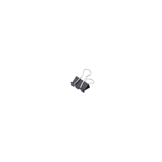 Maul - Papierklem 213 foldback 13mm zwart 12 stuks
