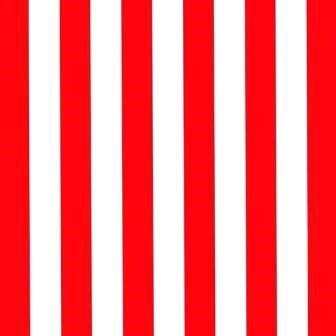 Klika - Papier cadeau Papier cadeau Rayures rouges sur blanc brillant 70 cm