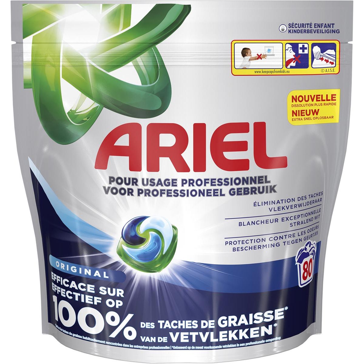 Ariel - Pro pods wascapsules, Regular, pak van 80 stuks
