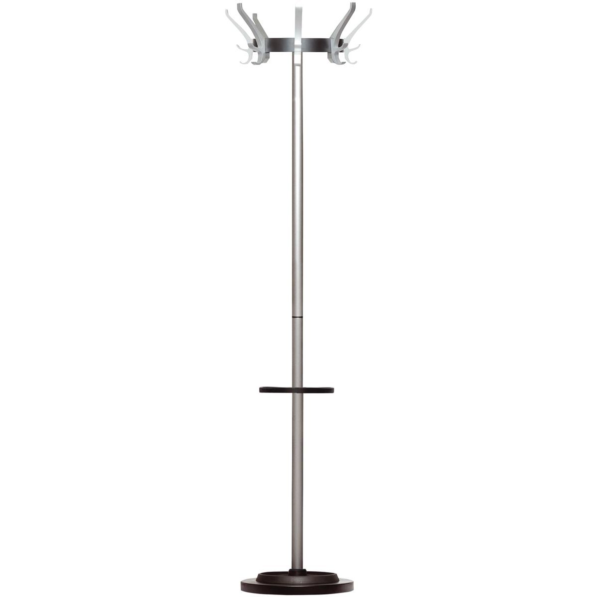 Unilux - kapstok Cypres, hoogte 170 cm, 8 kledinghaken, met parapluhouder