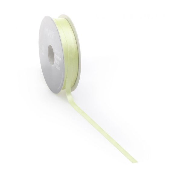 Satinband PREMIUM Double Face 10 mm x 25 Meter anis