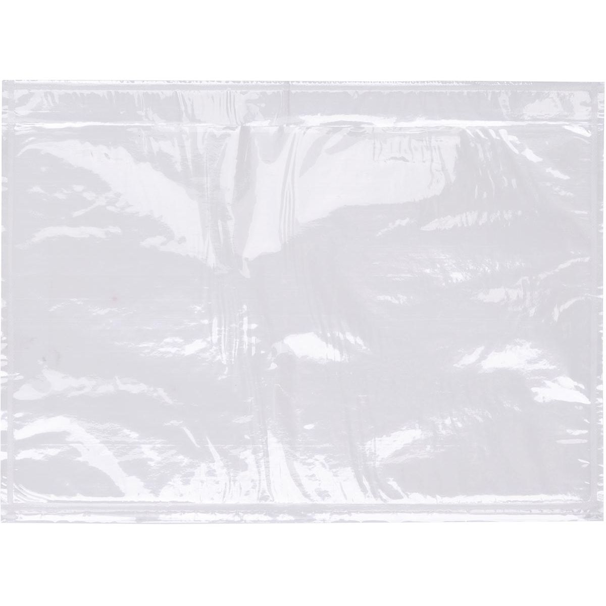 OFFICE products - documenthouder 155 x 235 mm, zelfklevend, transparant, doos van 500 stuks
