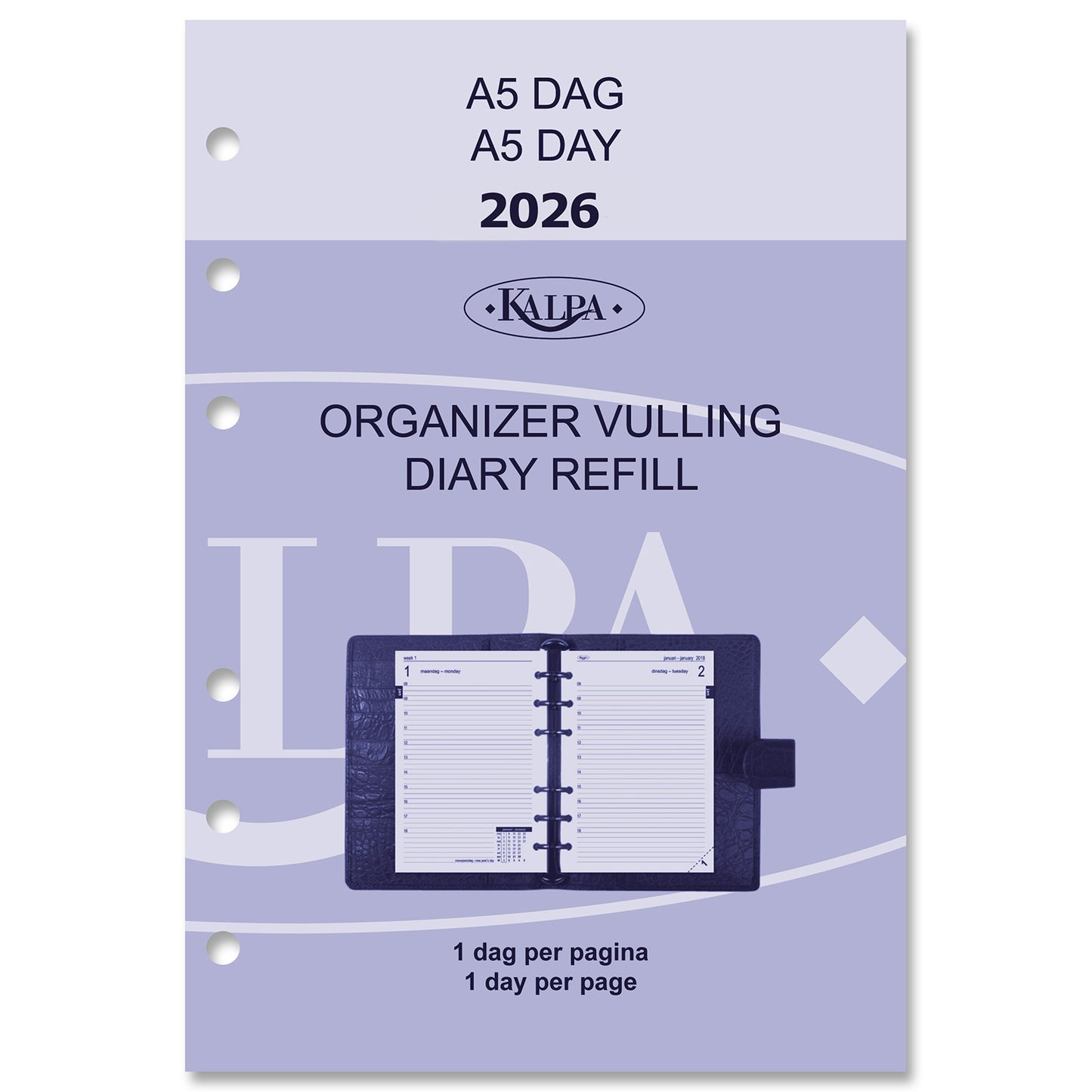 Kalpa - Agendavulling 2027 a5 1dag/1pagina