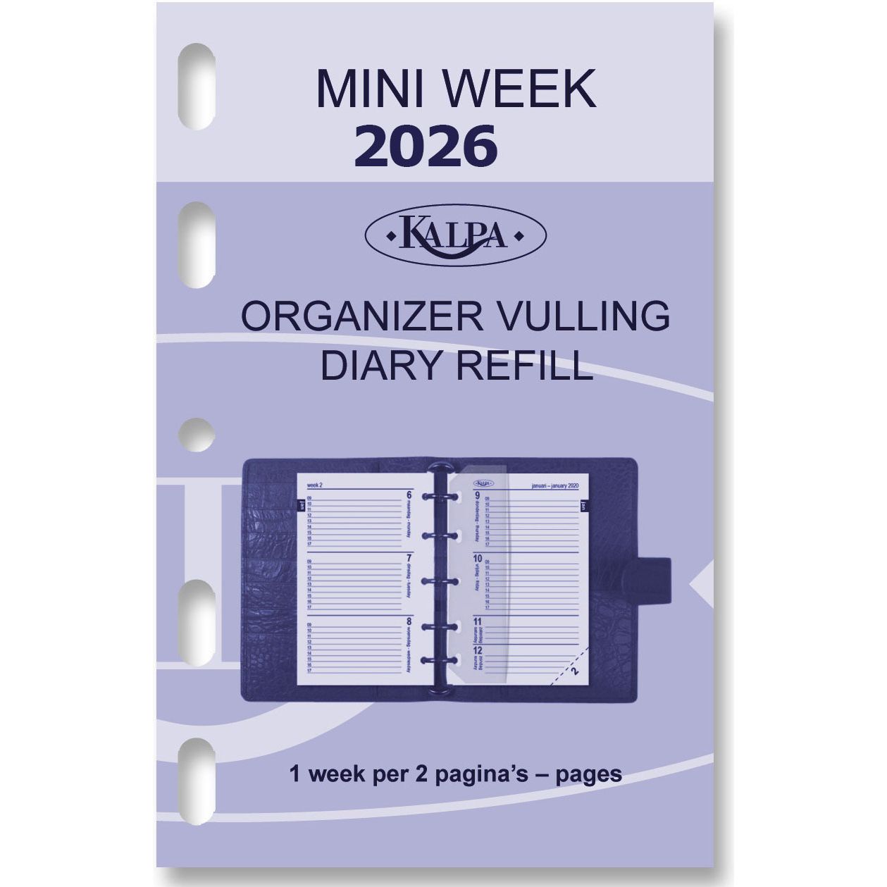 Kalpa - Agendavulling 2026 Mini 7dagen/2pagina's