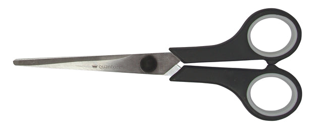 Quantore - Schere 170mm Softgrip schwarz