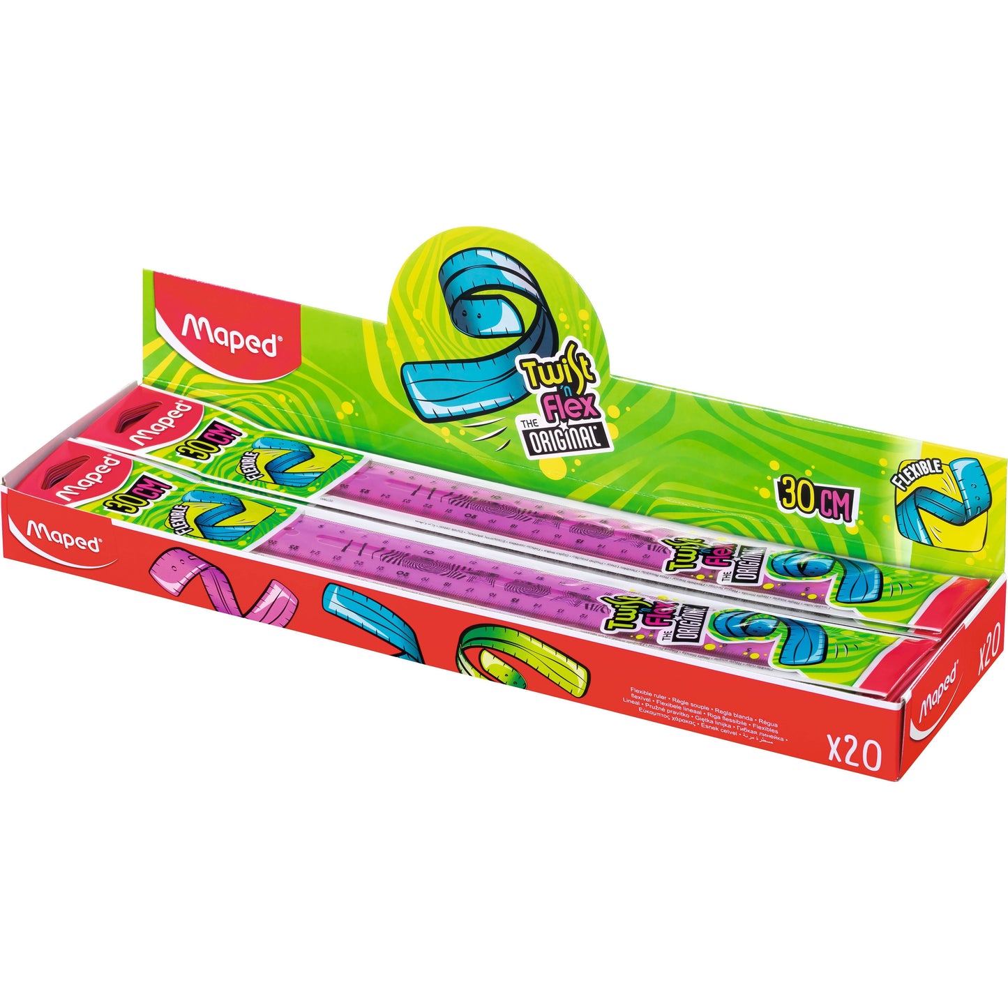 Maped - Liniaal twist 'n flex 30cm assorti
