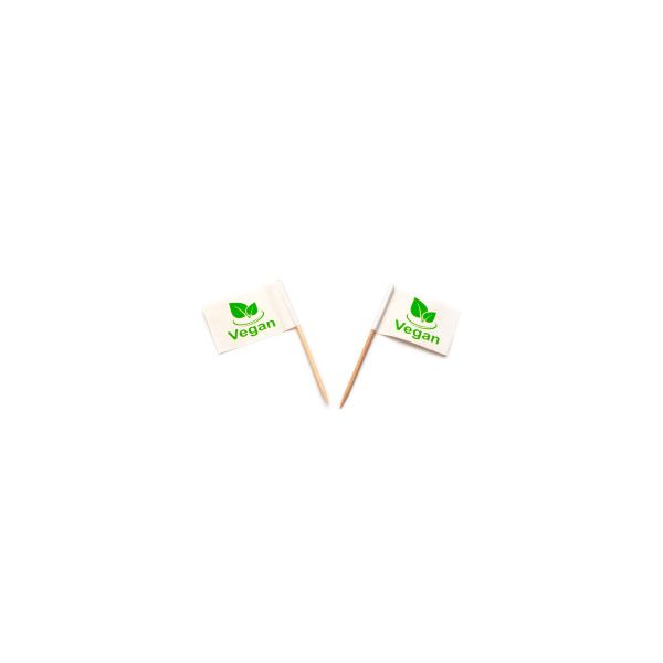 Bâton de drapeau Vegan ds de 500 pièces