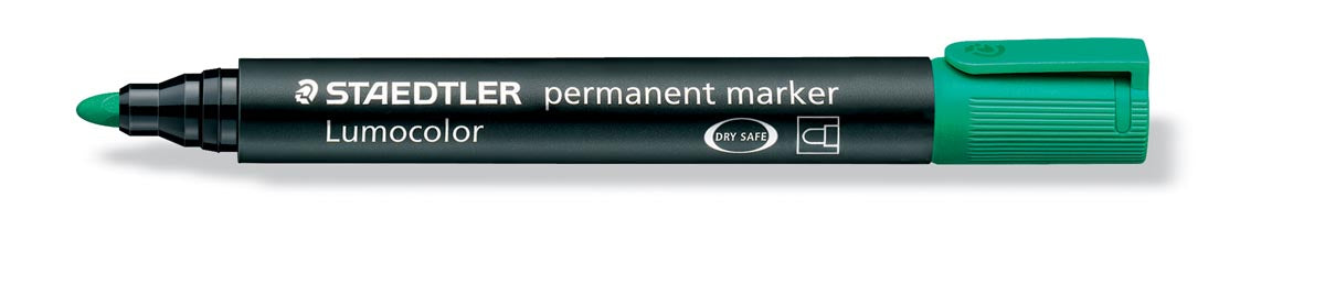 Staedtler - Lumocolor 352, marqueur permanent, pointe ronde, 2 mm, vert