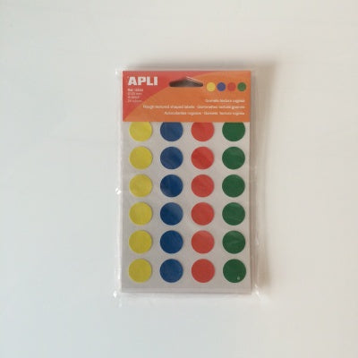 Klika - mapje 4 kleuren 20mm 24 etiketten