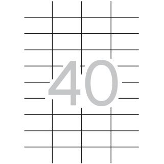 Klika - étiquettes laser A4 52,5x29,7 4000