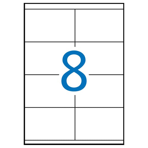 Klika - étiquettes laser A4 105x70 mm 800