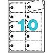 Klika - Labels 98x57mm wit 200grs 10 vel a 10st