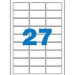 Klika - silver inkjet labels 63.5x29.6mm