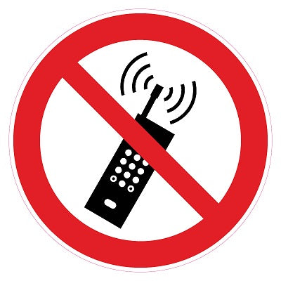 Klika - Pictogram Verboden GSM gebruik 10cm