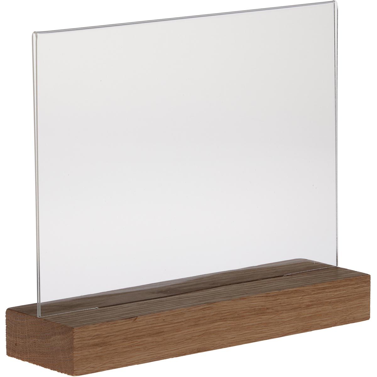 Europel - pel folderhouder , met houten T-voet, ft A5, liggend