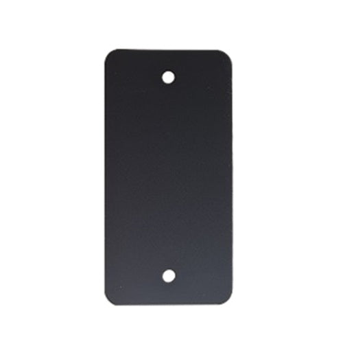 Klika - PVC labels 54x108 mm zwart 2gaten