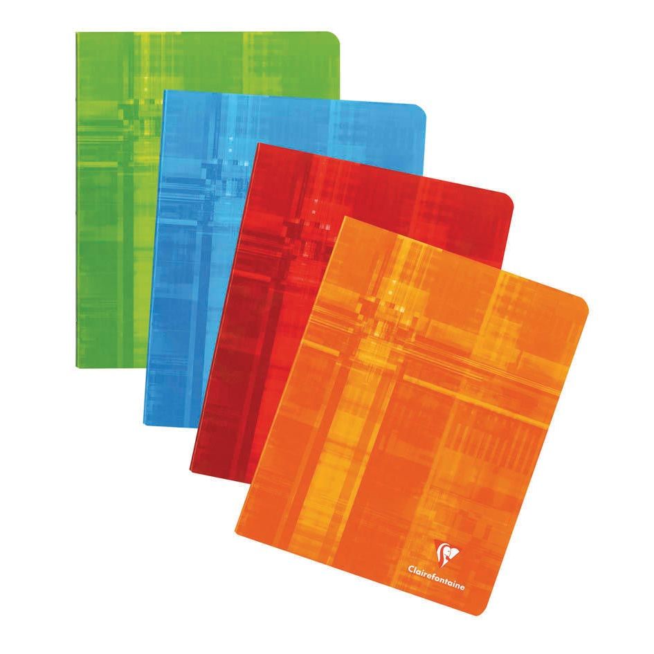Clairefontaine – Notizbuch ft 16,5 x 21 cm, 72 Seiten, kariert 10 mm, ohne Rand