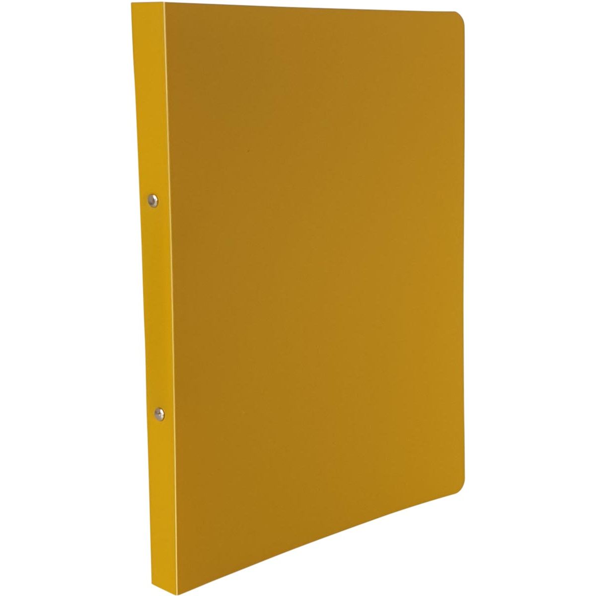 Bronyl - Classeur à anneaux Nature, pour format A4, en PP, 2 anneaux de 16 mm, jaune moutarde