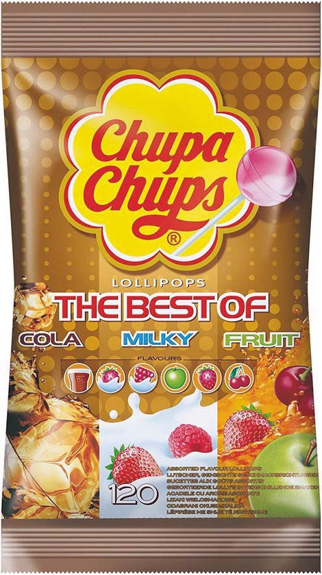 Chupa Chups - lollies, The Best Of, pak van 120 stuks