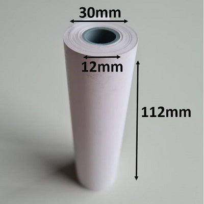 Klika - Rouleau thermique 112x30x12 mm blanc sans BPA 60 pièces
