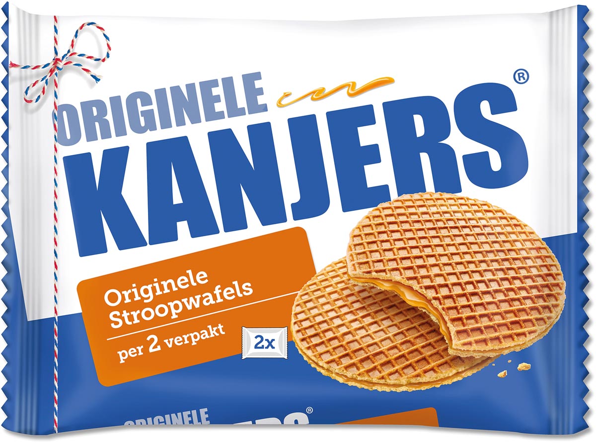 Kanjers - Sirupwaffeln, 2er-Packung, 2 x 40 g