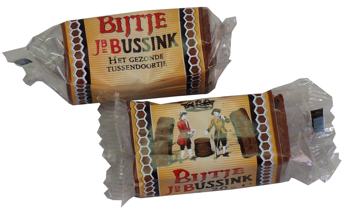 Bussink - biscuits Catering Bees, 20 g, boîte de 75 pièces