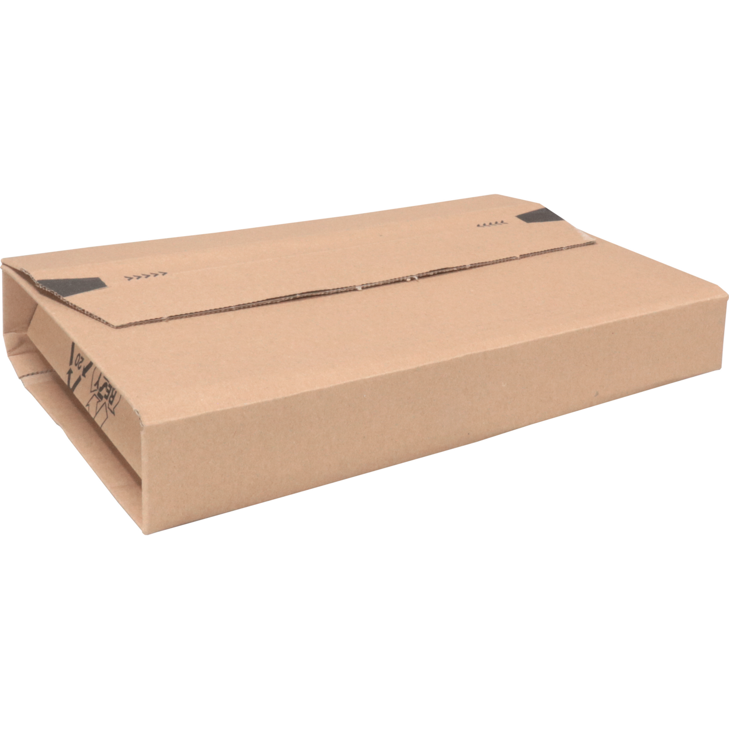 SendProof® - Emballage de livres | carton ondulé | 217x155x60mm | marron | 25 pièces