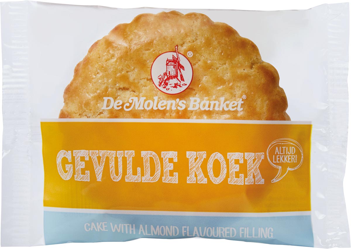 De Molen - Gevulde Koek, individueel verpakt, 50 g