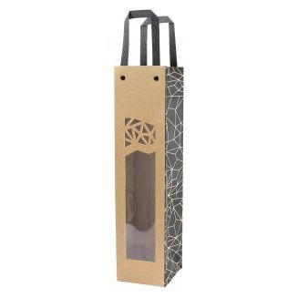 Timmers - Sachet bouteille de vin 1 bouteille 95+91x385mm Authentique (10 pièces)