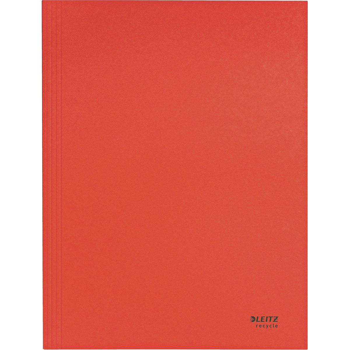 Leitz - Klappmappe Recycle, aus Karton, ft A4, rot
