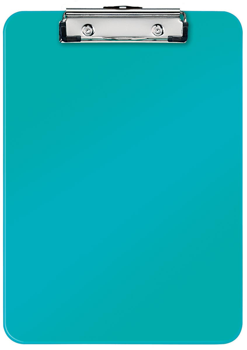 Leitz - WOW Klemmplatte, ft A4, eisblau