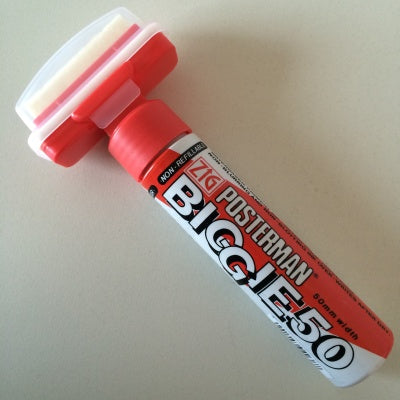 Klika - Posterman Biggie extra breed 50 mm rood
