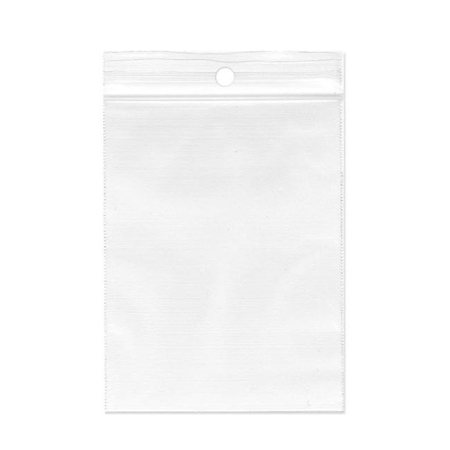 Zonder merk - gripsealzakjes, ft 350 x 450 mm, 50 micron, met ophanggat, doos van 1000 stuks