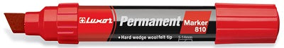 Klika - Marqueur permanent Luxor 810 rouge 5-14 mm