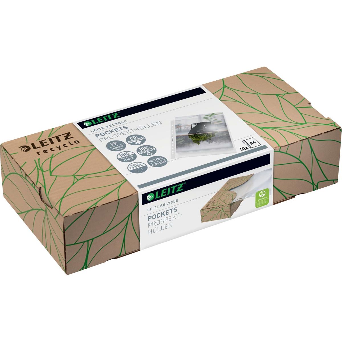 Leitz - Distributeur de recyclage pour sac de présentation, ft A4, 40 pièces