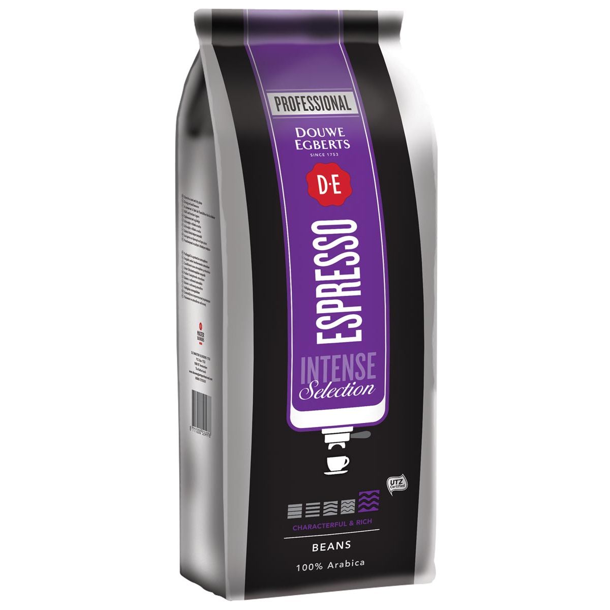 Douwe Egberts - café en grains, expresso Intense, paquet de 1 kg