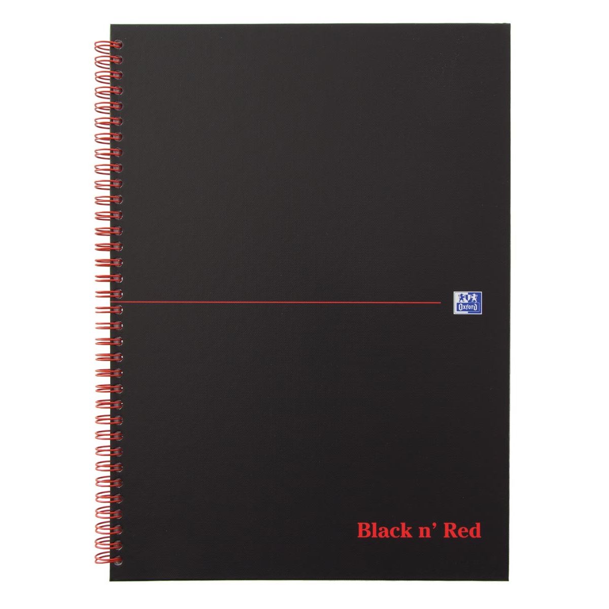 Oxford - Carnet Black n' Red A4 70v diamant 5mm