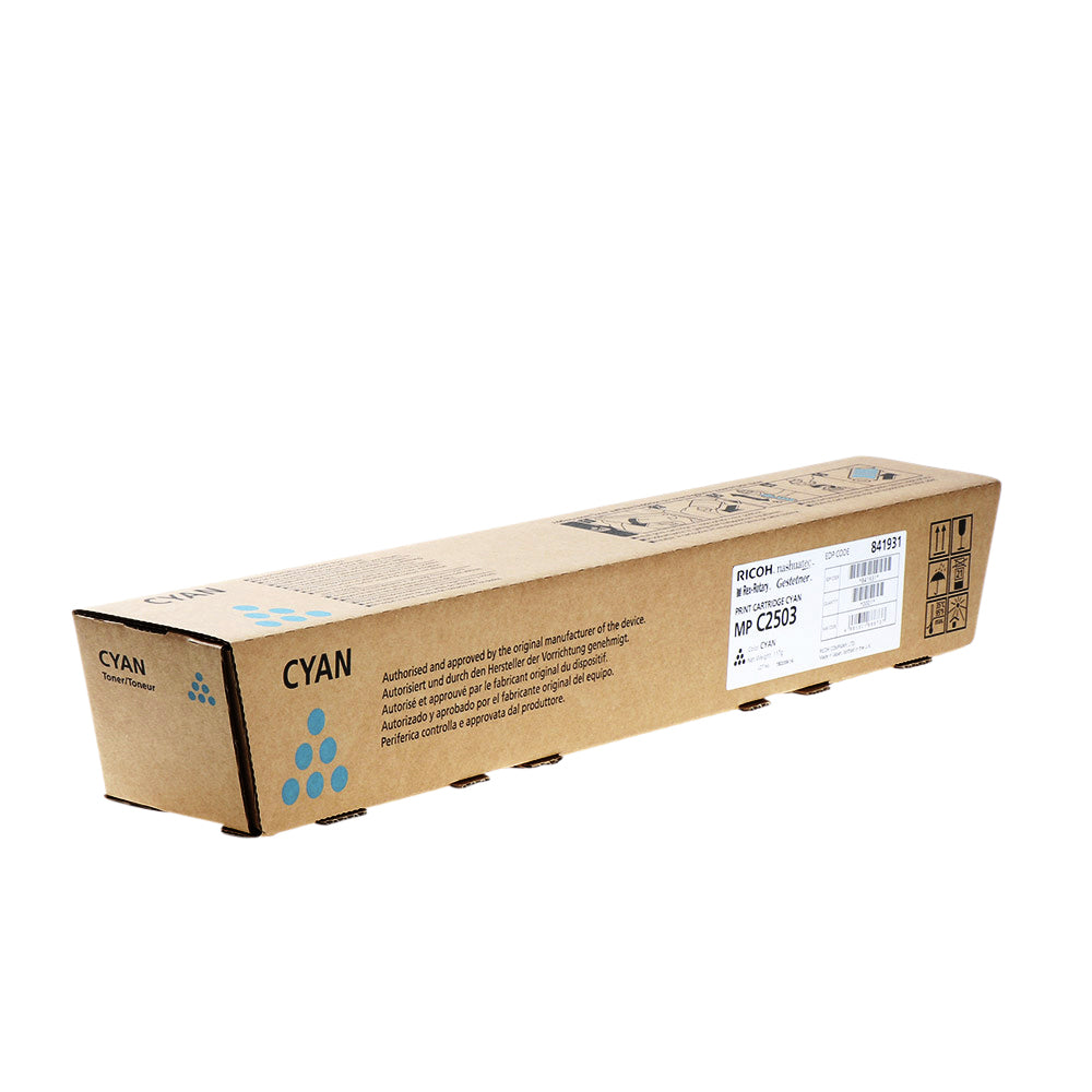 Ricoh - 841928 tonercartridge 1 stuk(s) Origineel Cyaan