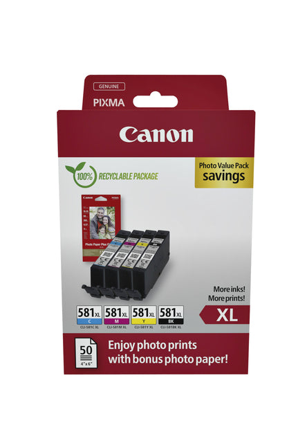 Canon - 2052C004 inktcartridge Origineel Zwart, Cyaan, Magenta, Geel