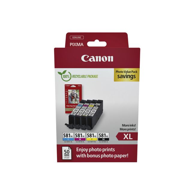 Canon - 2052C004 inktcartridge Origineel Zwart, Cyaan, Magenta, Geel