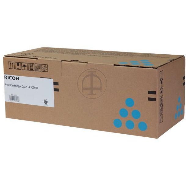 Ricoh - Toner SPC250E, 1.600 Seiten, OEM 407544, Cyan