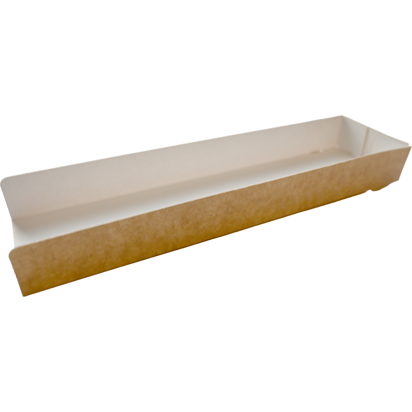 Klika - Schuifkarton | baguette | 27x7x3cm | karton | bruin/wit | 400 stuks