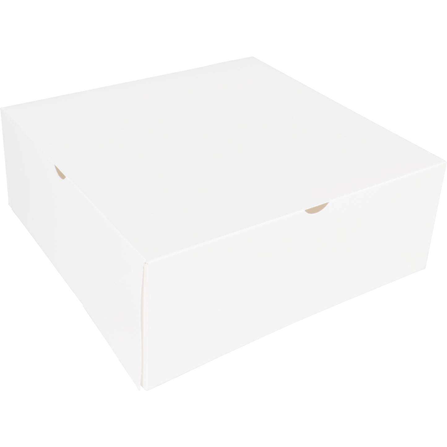 Klika - Gebäckdose | Pappe | 26x26x10cm | ohne Fenster | weiß | 100 Stück