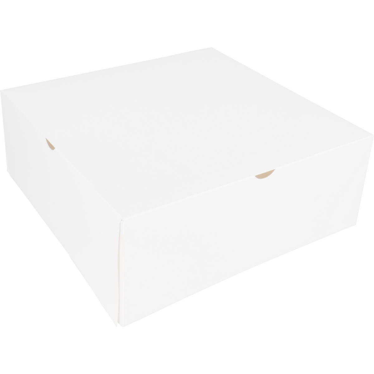 Klika - Boîte à pâtisserie | carton | 26x26x10cm | sans fenêtre | blanc | 100 pièces