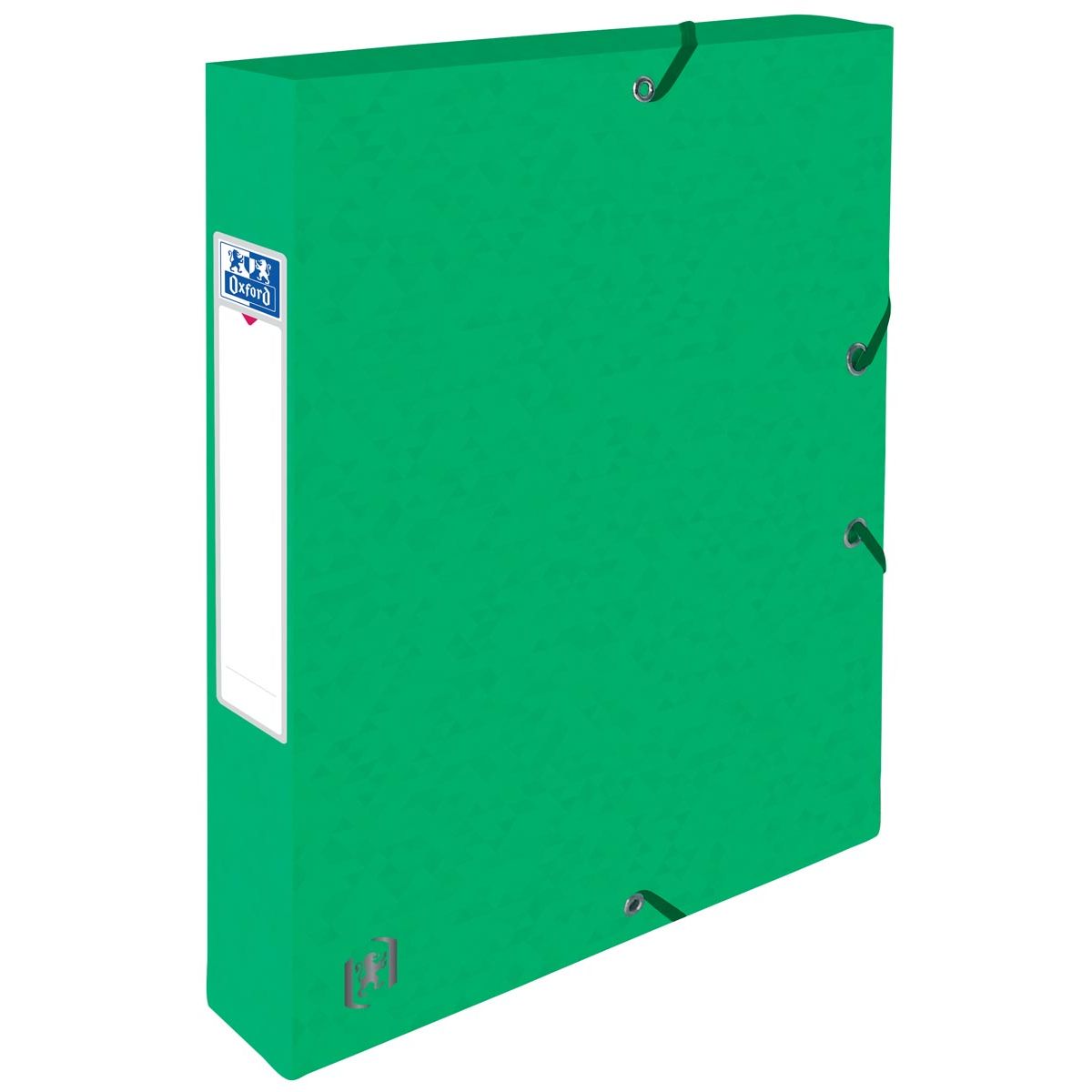 Oxford - elastobox Top File+ rug van 4 cm, groen